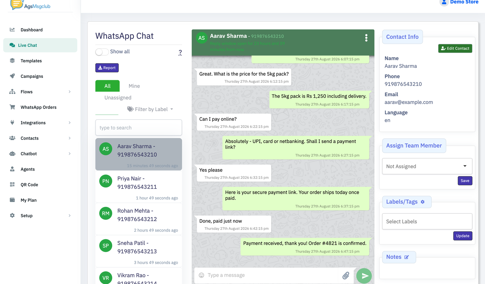 Unified team inbox